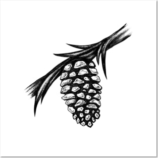 pine cone Posters and Art